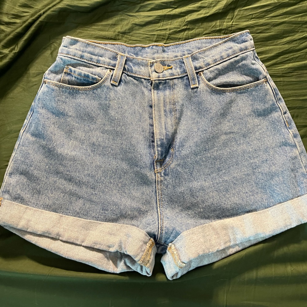 Mom High Rise Jean Shorts